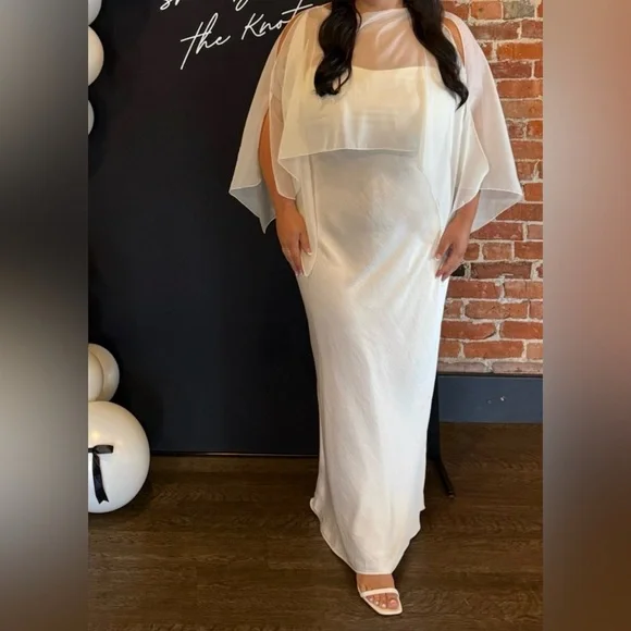 Abercrombie & Fitch Cream Strapless Dress - Picture 1 of 2